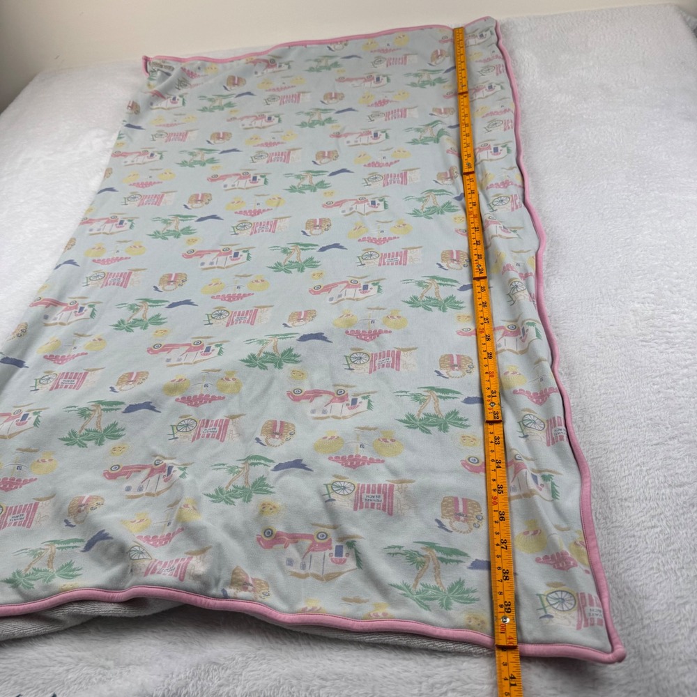 The Beaufort Bonnet Company Bath Towel NS Blue Pink Beach Print Pima - Picture 4 of 11